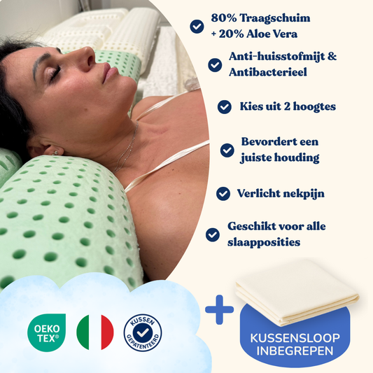 Nek Ondersteuningskussen - Aloe Vera
