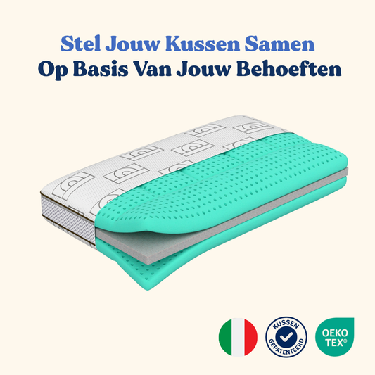 Verstelbaar Nek Ondersteuningskussen - Aloe Vera